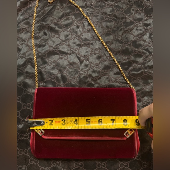 Vintage Gucci Rare Velvet Handbag - Picture 3 of 14